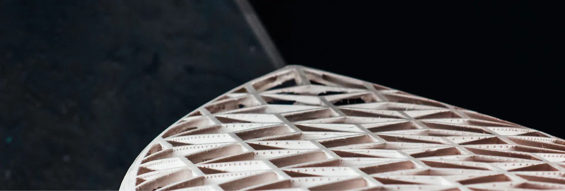 Digitally optimised surfboard blank design made from bio-sourced plastic corn starch