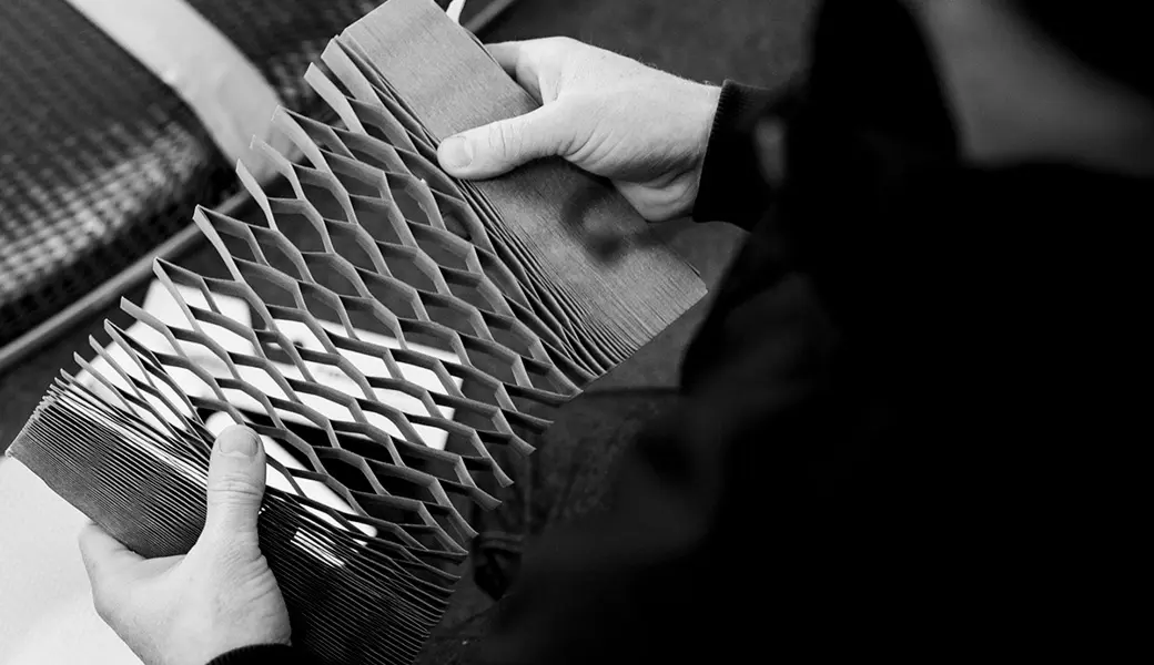 Recycled paper honeycomb packaging by Flexi-Hex