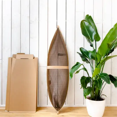 Flexi-Hex plastic-free surfboard packaging