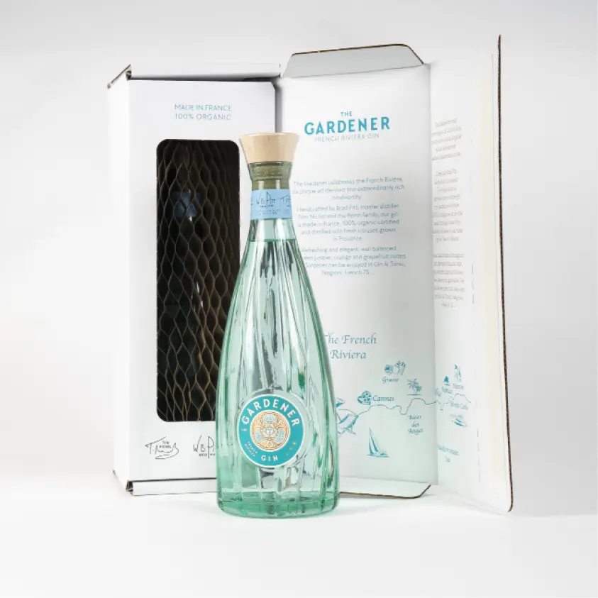 Bespoke Flexi-Hex Window Box for Gardener Gin partnered with Brad Pitt