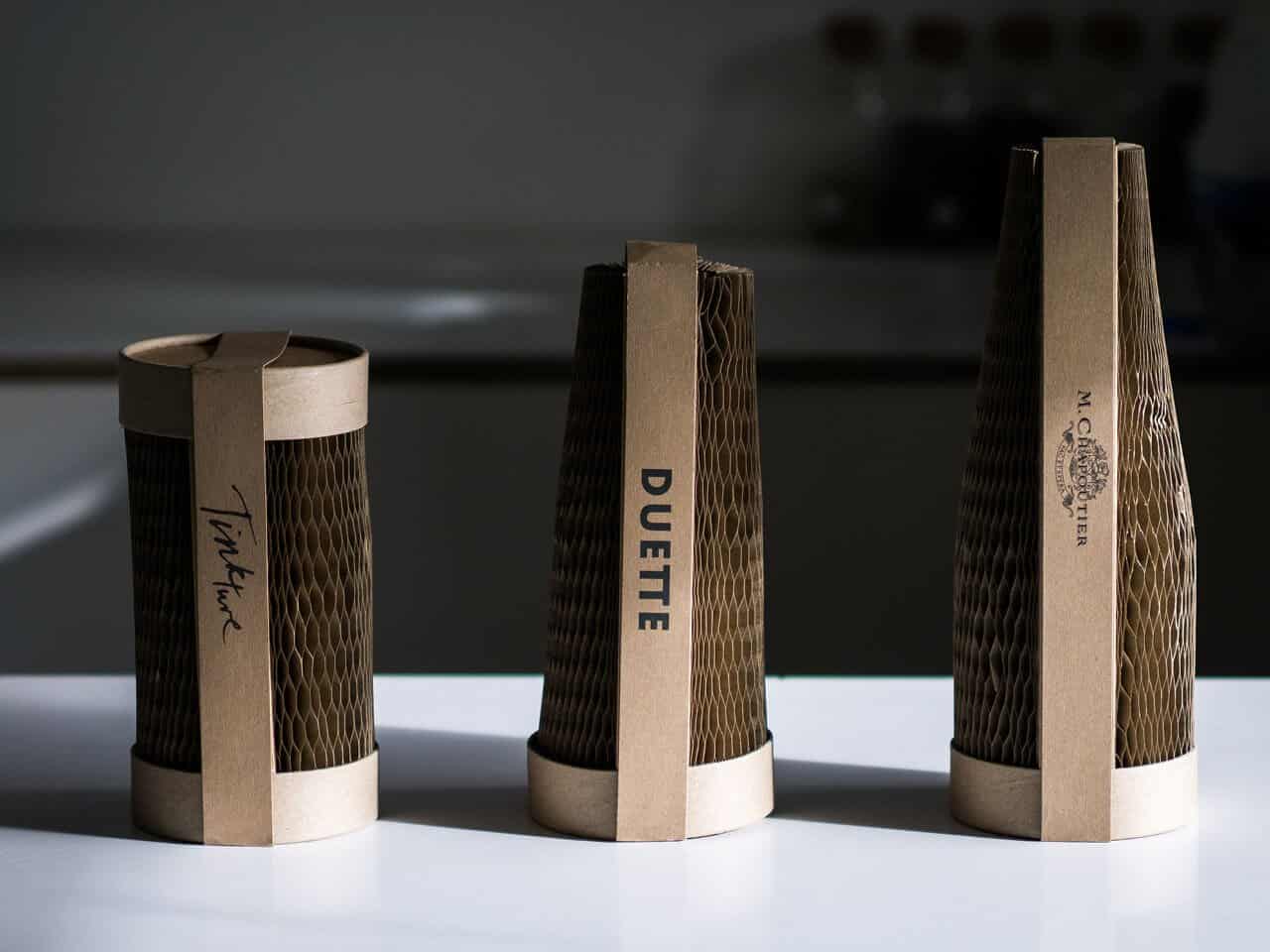 Three bottles packaged in the full Flexi-Hex range