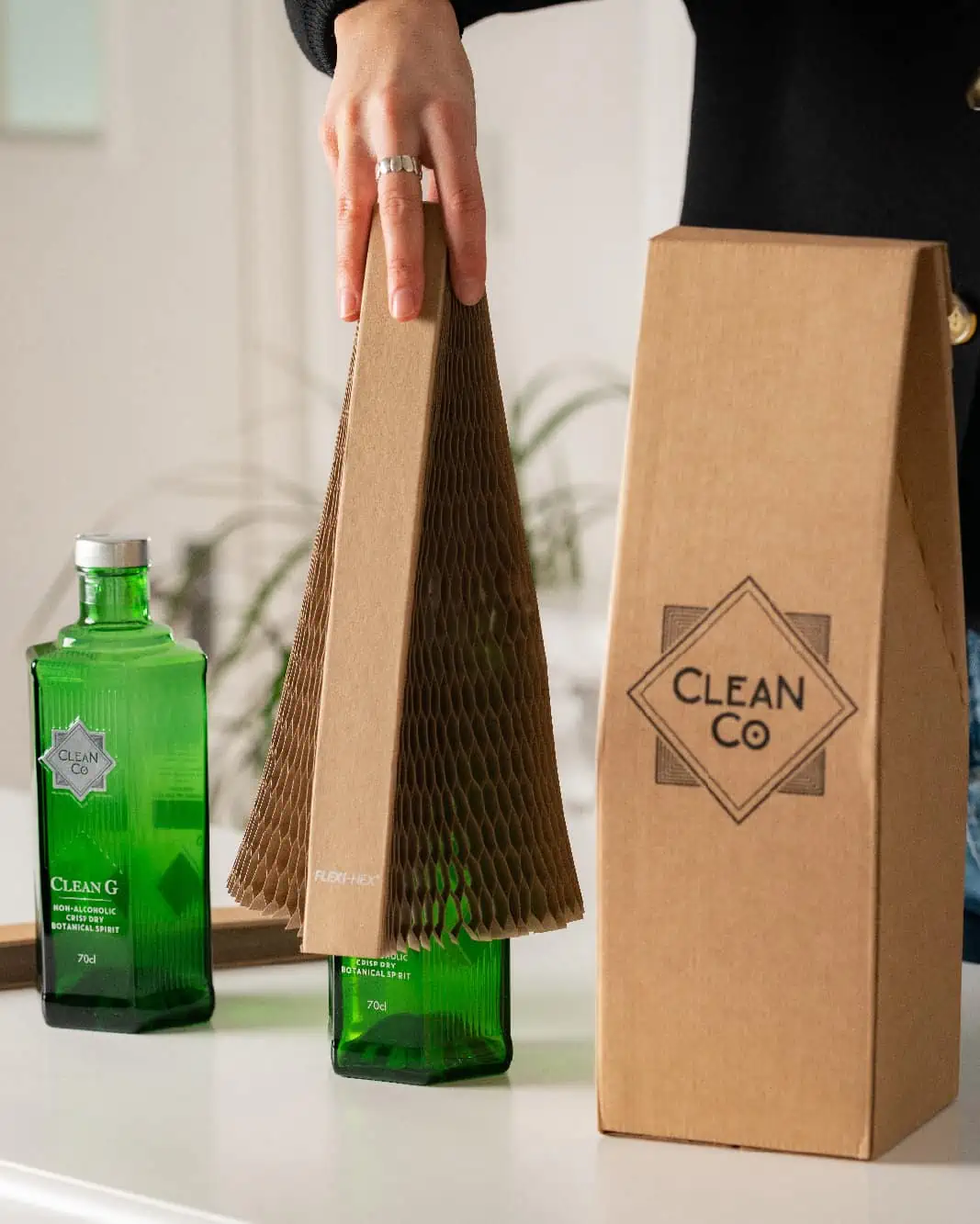 Honeycomb material used in Flexi-Hex sustainable packaging