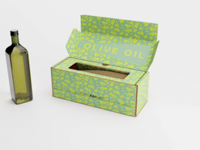 Bespoke printed graphics on Flexi-Hex boxes for bottles and homeware