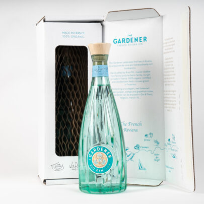 Flexi-Hex bespoke Window Box for Gardener Gin promotional influencer gift box